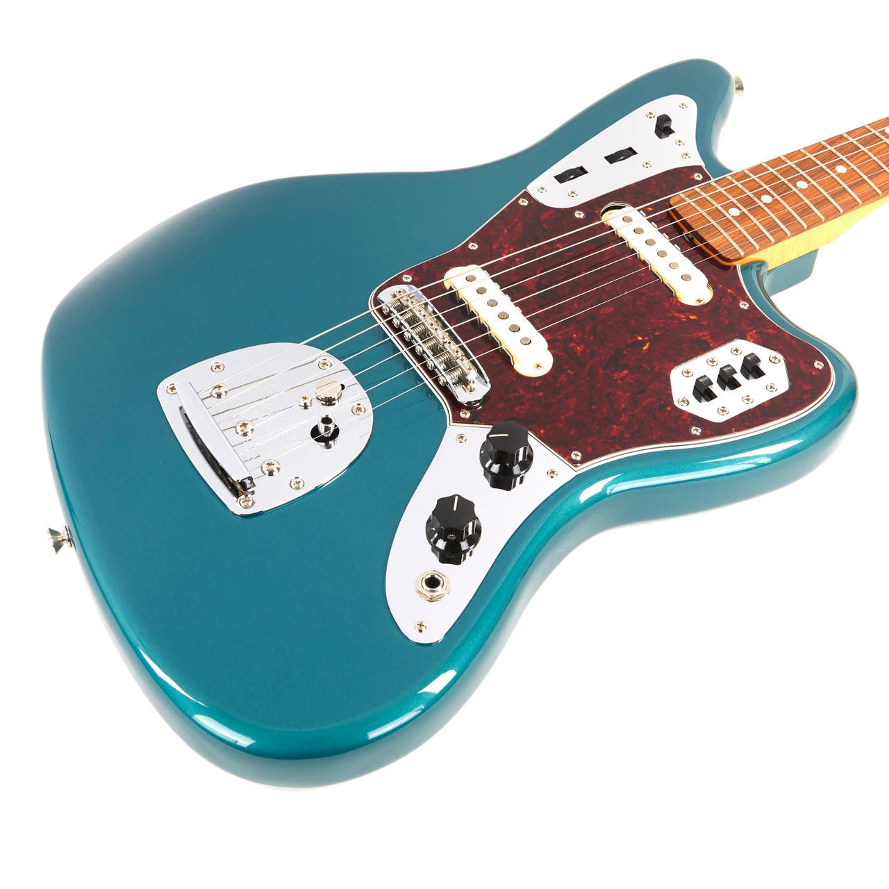 Fender Vintera '60s Jaguar Pau Ferro - Ocean Turquoise | Cream