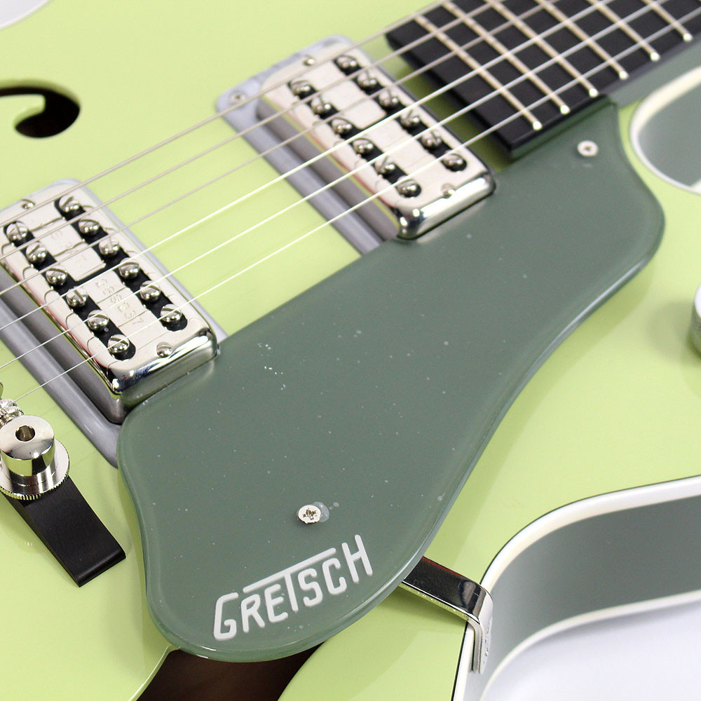 Gretsch G6118T Anniversary Two-tone Smoke Green w/ Bigsby | Cream