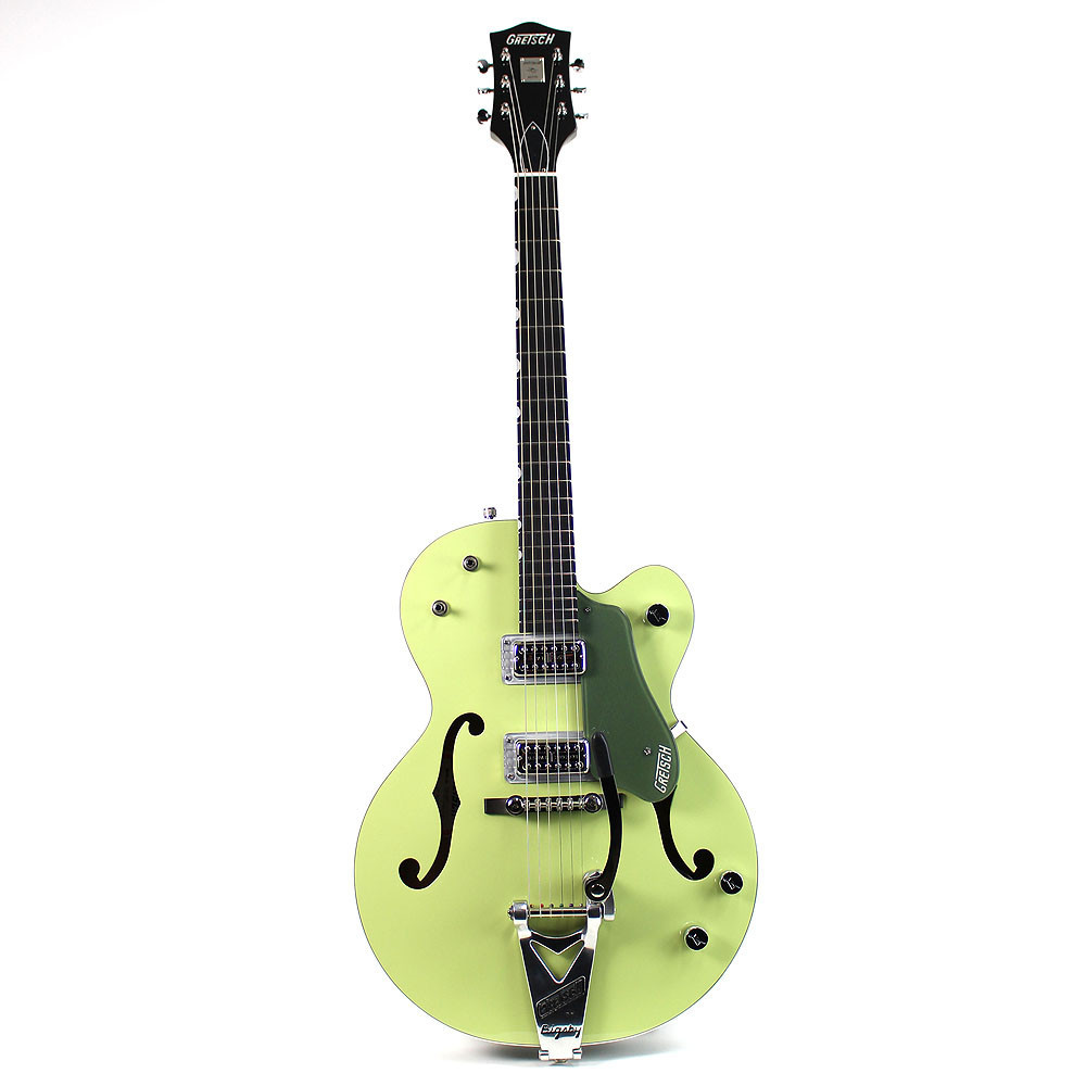 Gretsch G6118T Anniversary Two-tone Smoke Green w/ Bigsby | Cream