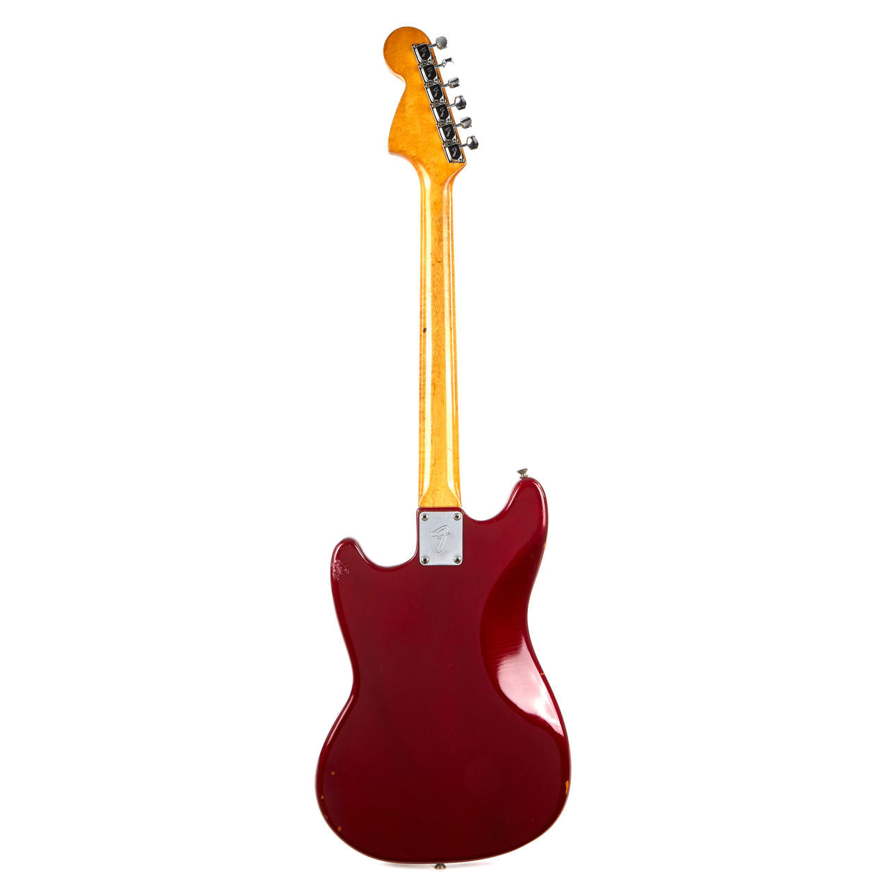 Vintage Fender Mustang Refinished Candy Apple Red 1972 | Cream