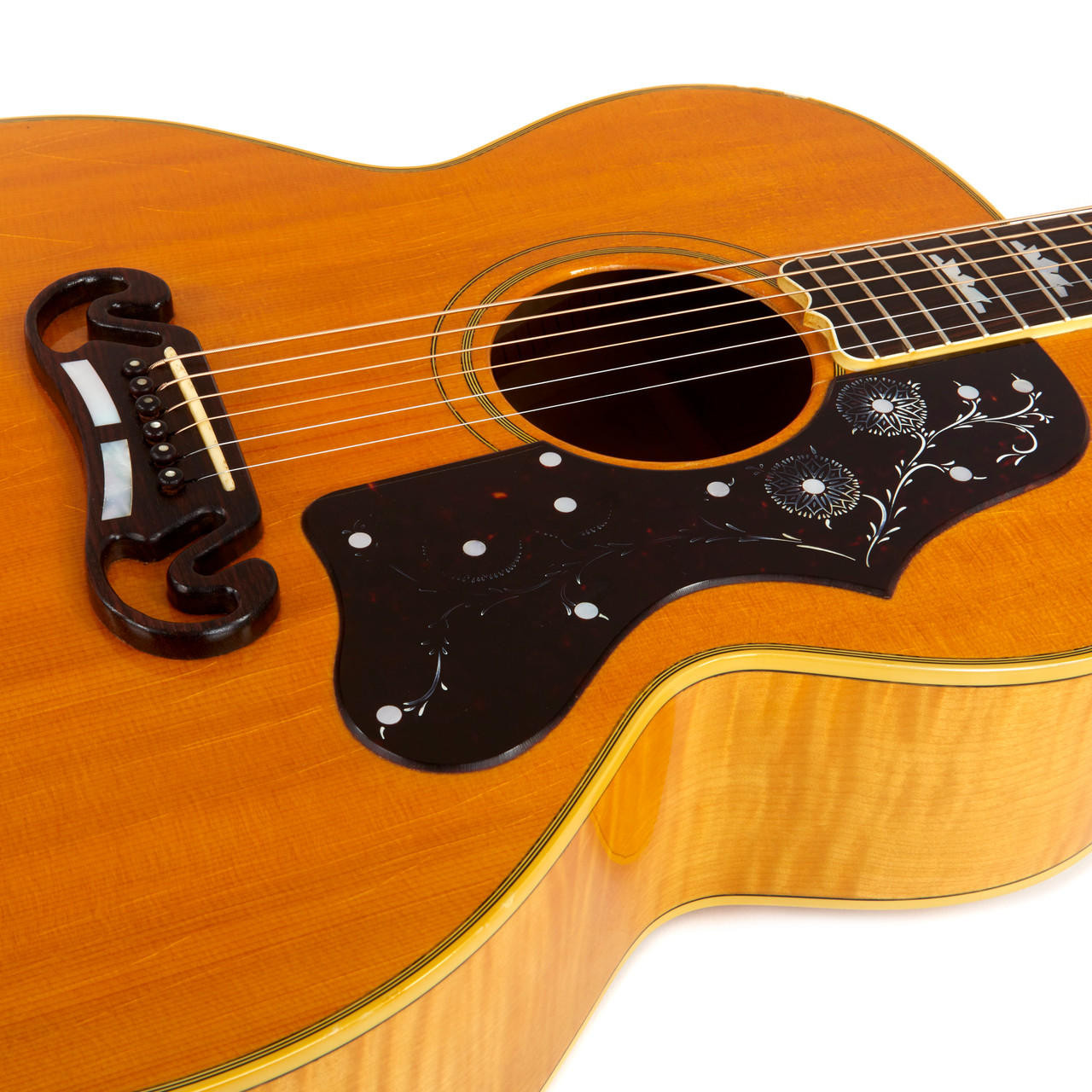 Used Gibson J-200 Jumbo Acoustic Natural 1996 | Cream City Music