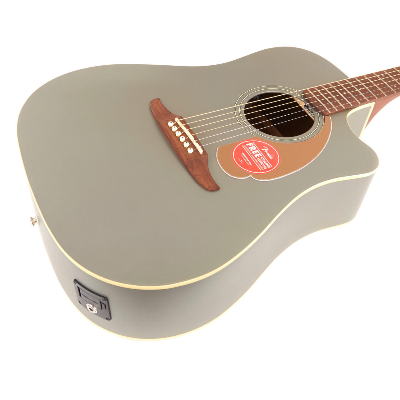Fender Redondo Player Walnut - Slate Satin | Cream City Music