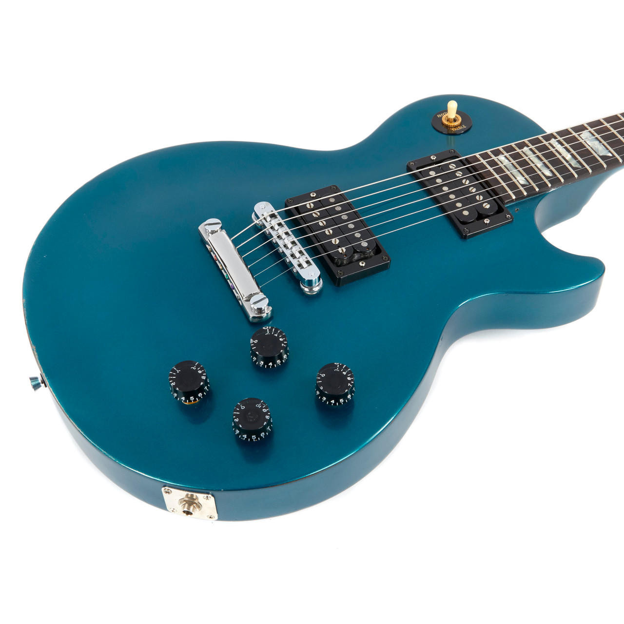 Used Gibson Les Paul Studio Metallic Teal 1990 | Cream City Music