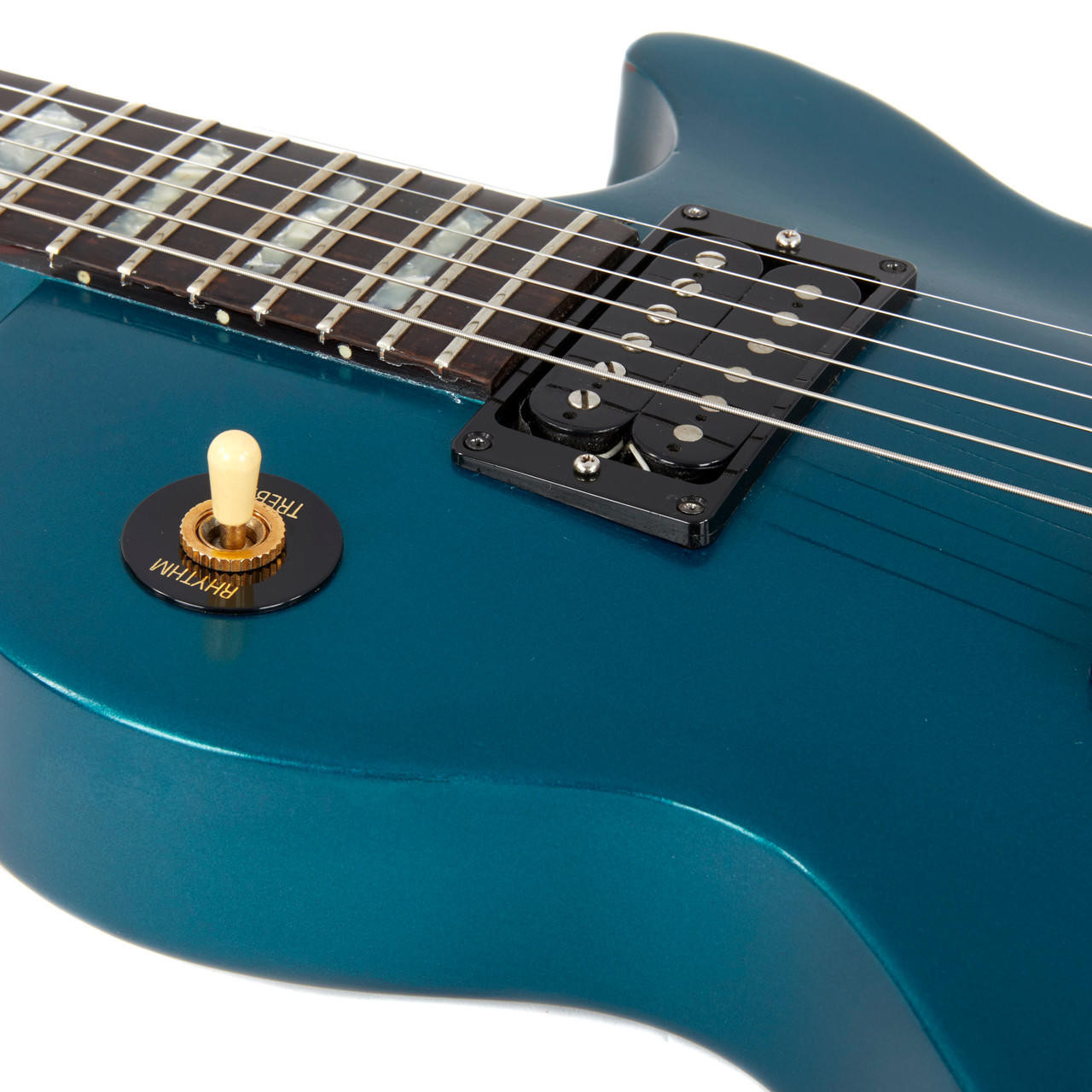 Used Gibson Les Paul Studio Metallic Teal 1990 | Cream City Music