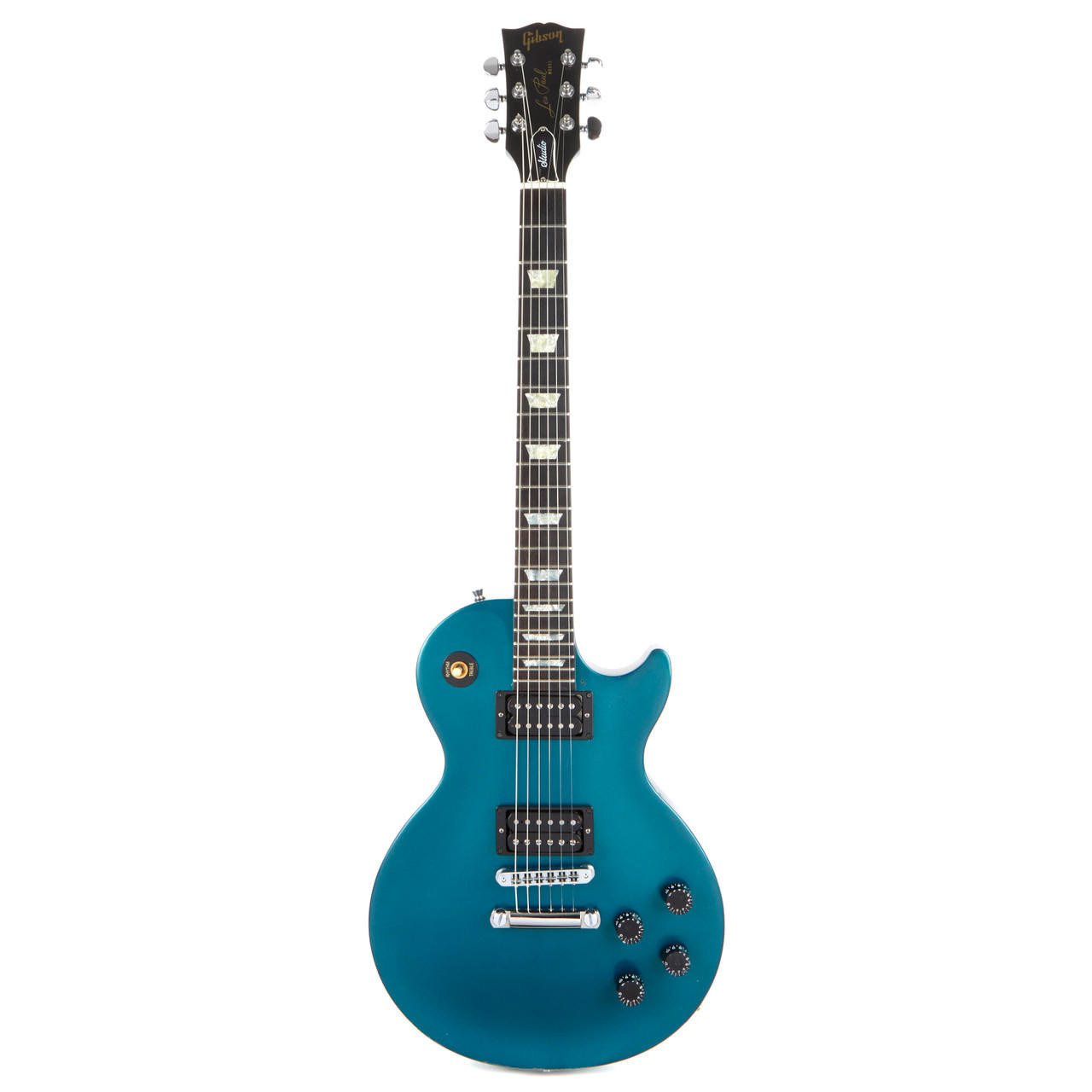 Used Gibson Les Paul Studio Metallic Teal 1990 | Cream City Music