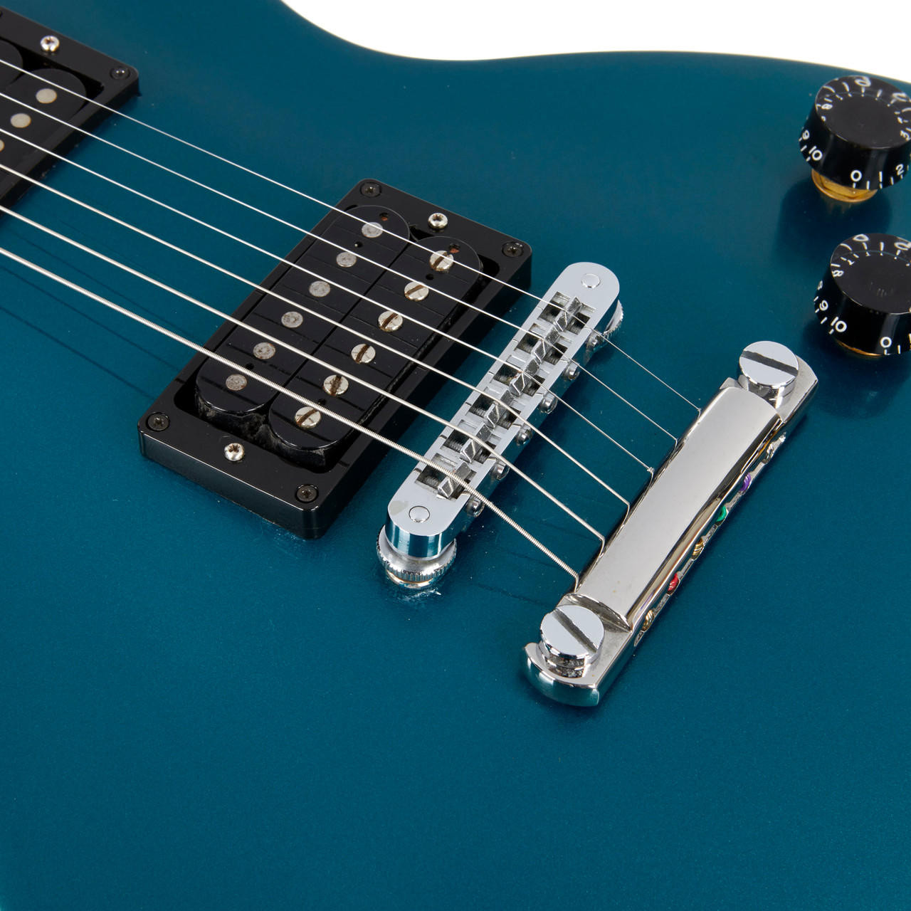 Used Gibson Les Paul Studio Metallic Teal 1990 | Cream City Music