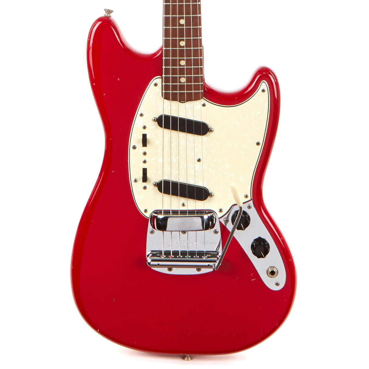 Vintage Fender Mustang Red 1965 (L85252) | Cream City Music