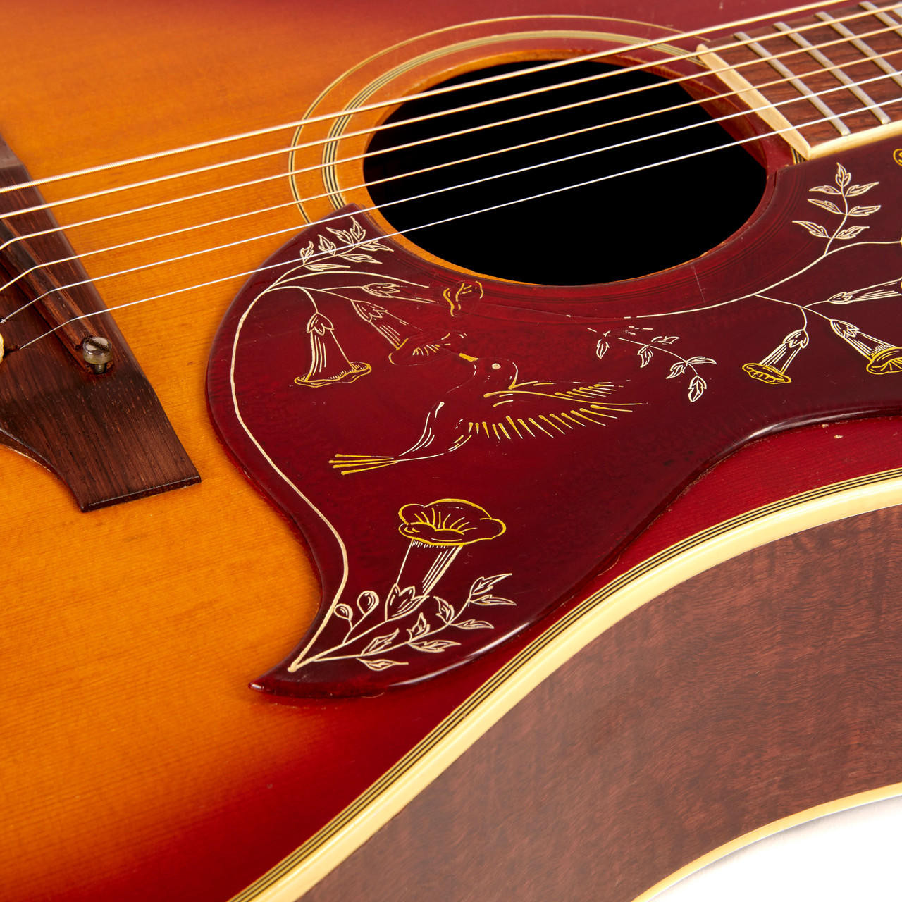 Vintage Gibson Hummingbird Cherry Sunburst 1967 | Cream City Music