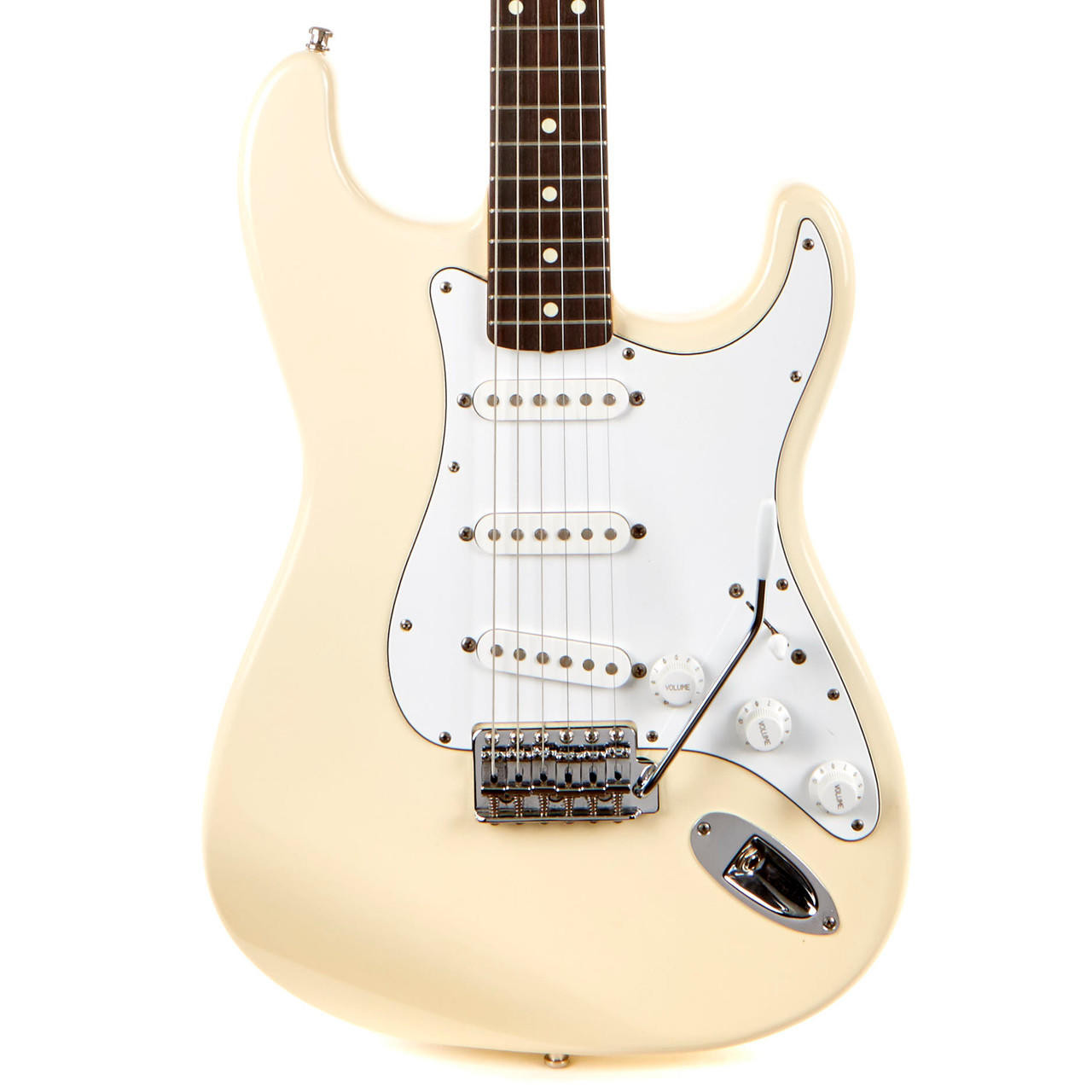 Used Fender Stratocaster MIJ Olympic White 1996 | Cream City Music