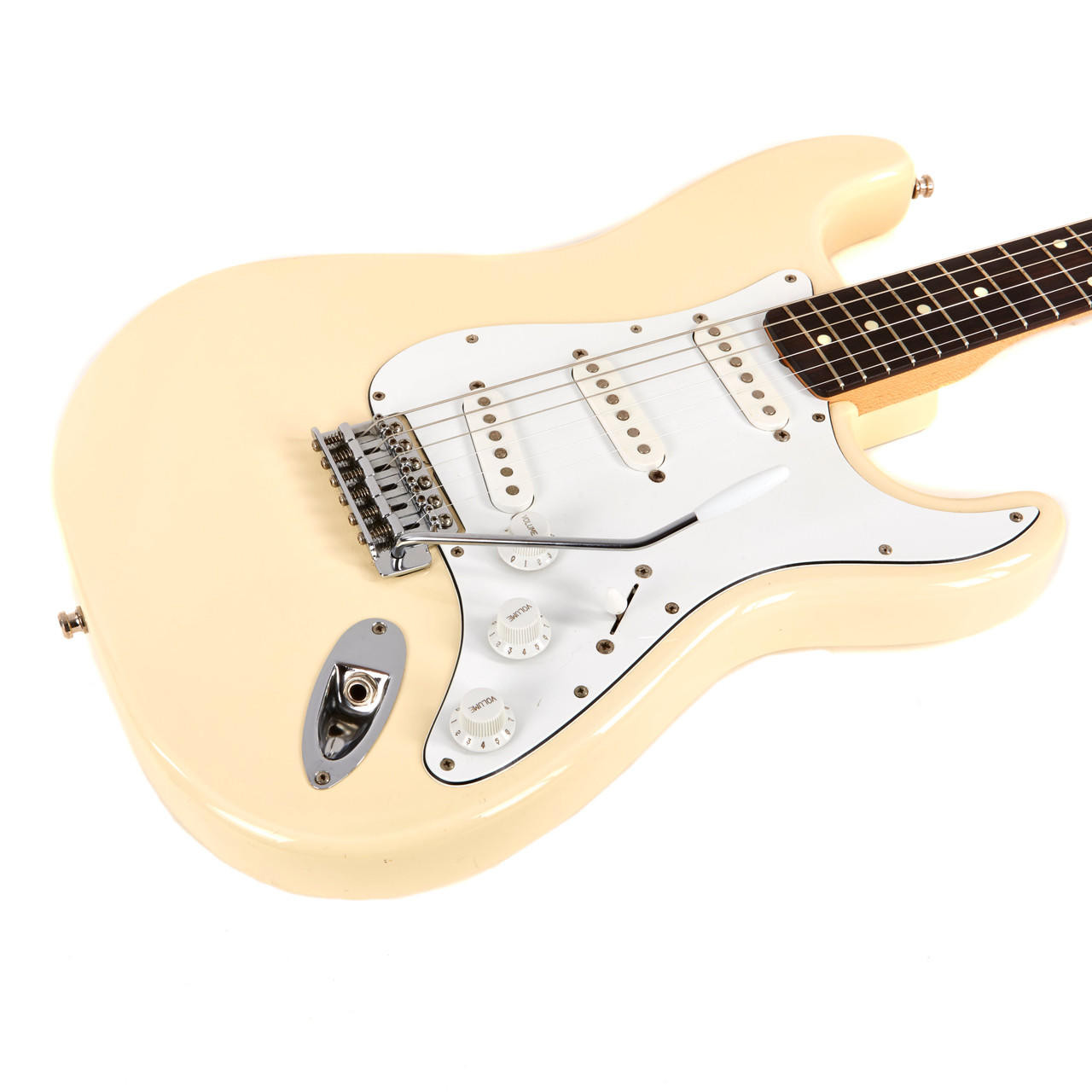 Used Fender Stratocaster MIJ Olympic White 1996 | Cream City Music