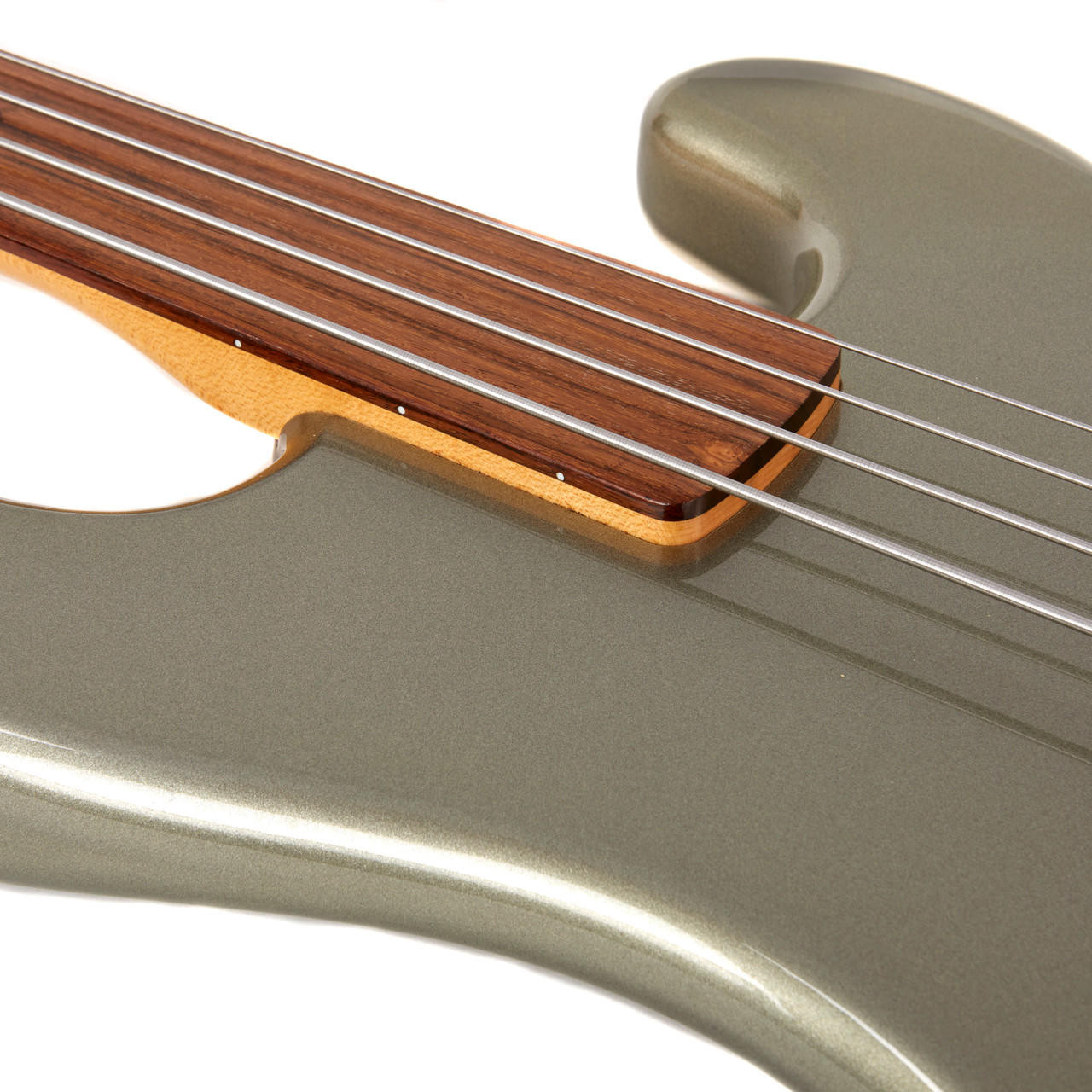 Used Fender Jazz Bass Special Fretless Jade Pearl Metallic MIJ