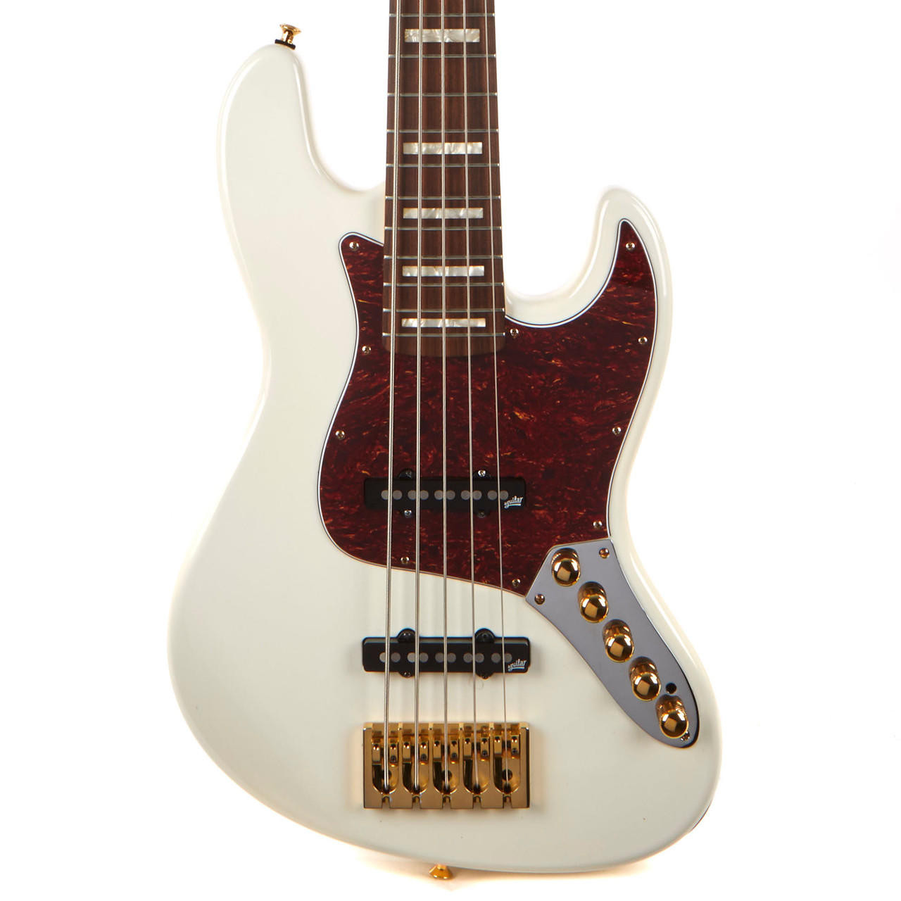 Used Bass Mods K-534 5-String White 2017 | Cream City Music