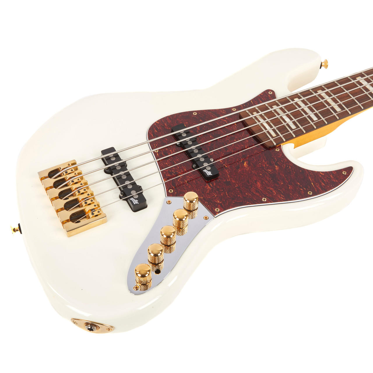Used Bass Mods K-534 5-String White 2017 | Cream City Music