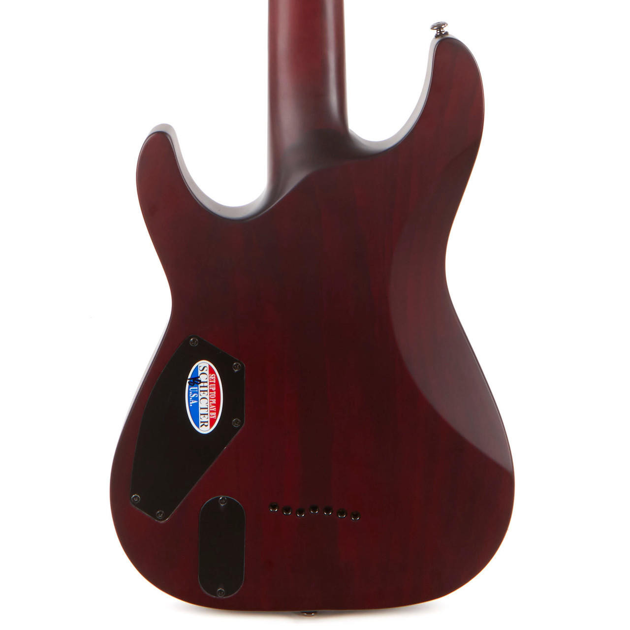 Used Schecter Jeff Loomis 7-String Vampyre Red Satin 2010 | Cream