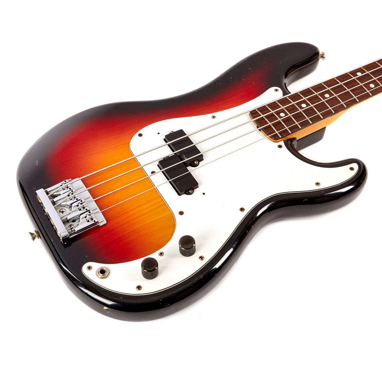 Used Vintage Squier Precision Bass MIJ Sunburst 1986 | Cream City