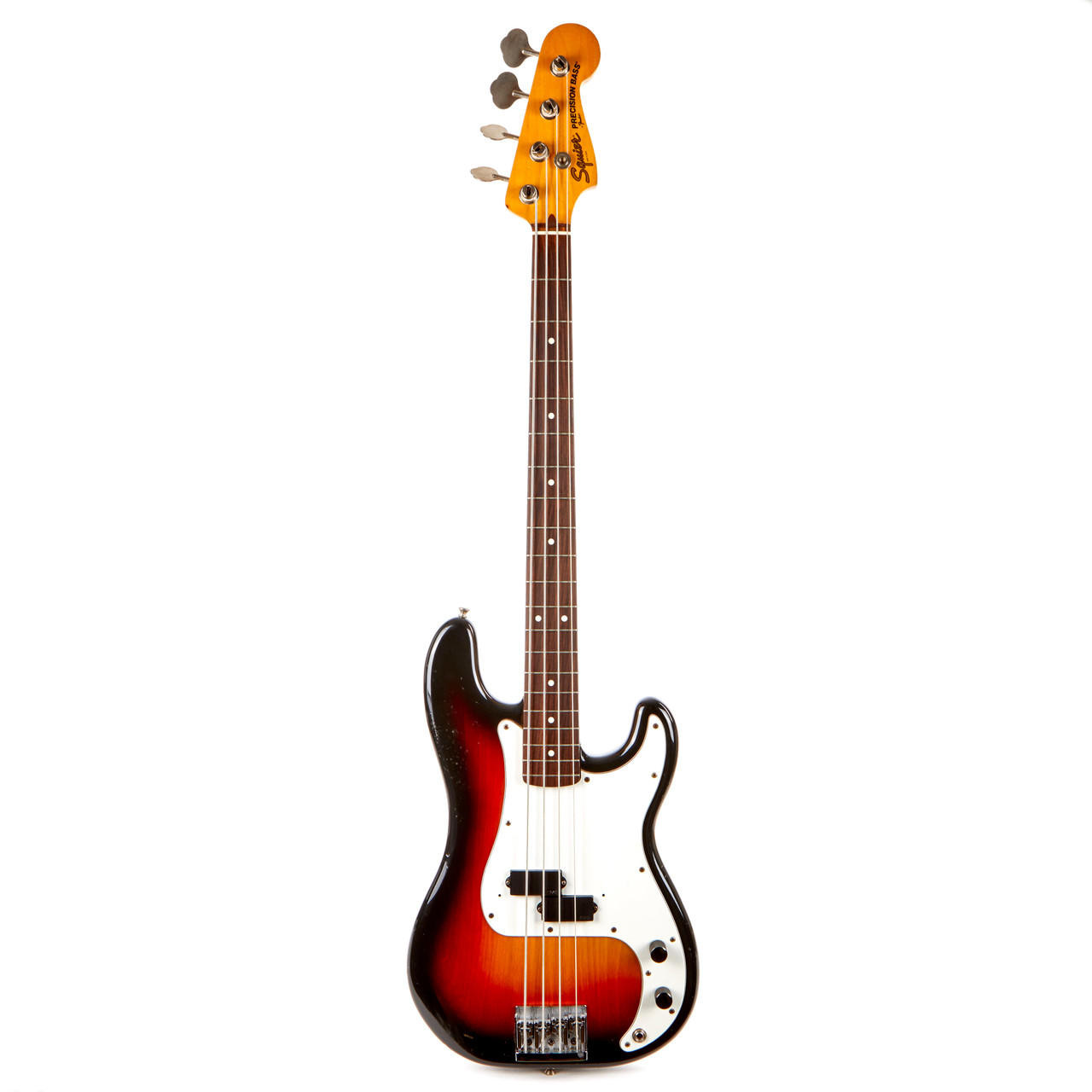 Used Vintage Squier Precision Bass MIJ Sunburst 1986 | Cream City
