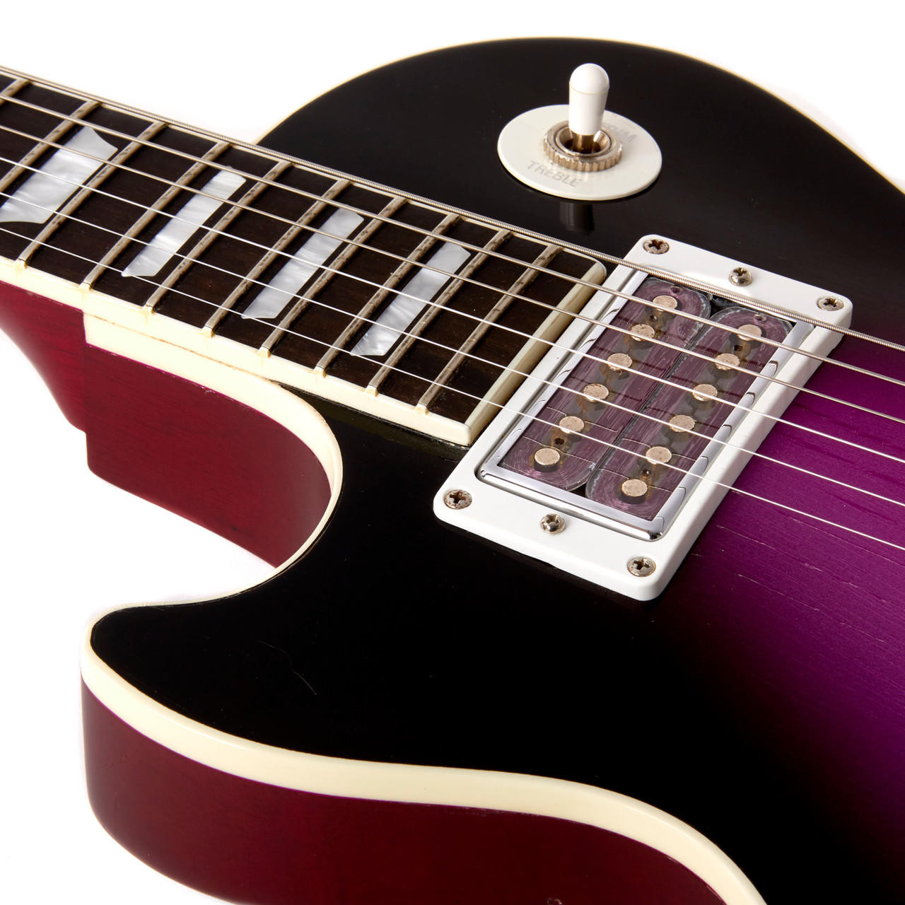 Used Gibson Les Paul Goddess Lefty Purple Burst 2006 | Cream City