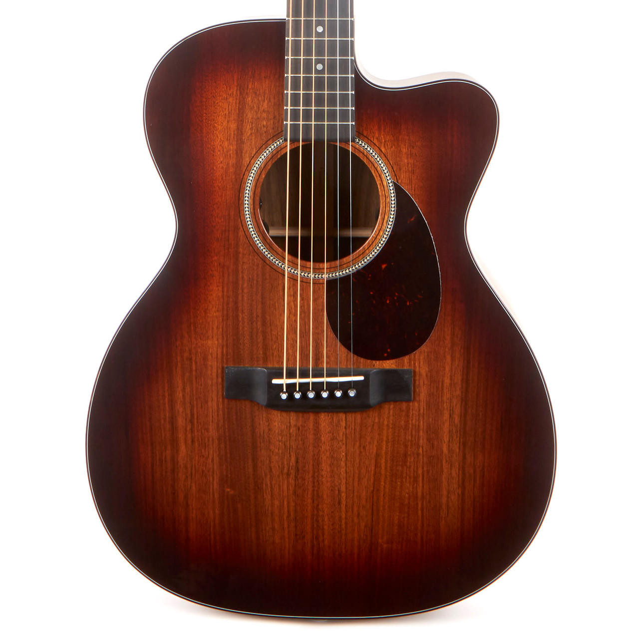 Martin OMC-16e Orchestra Model Ovangkol - Mahogany Burst | Cream