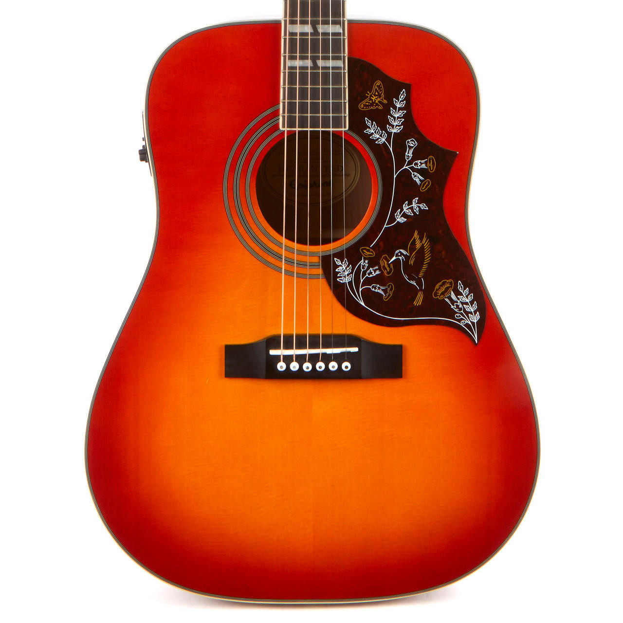 Used Epiphone Hummingbird Pro Dreadnought Faded Cherry Burst 2015