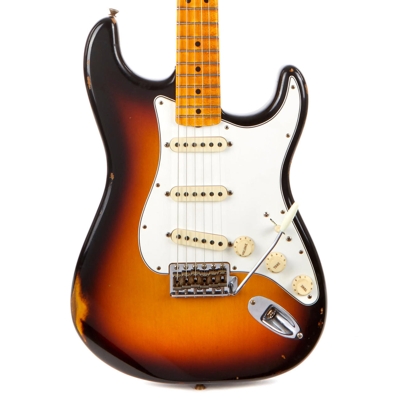 Fender Custom Shop 1965 Stratocaster Relic Maple - Faded 3 Tone