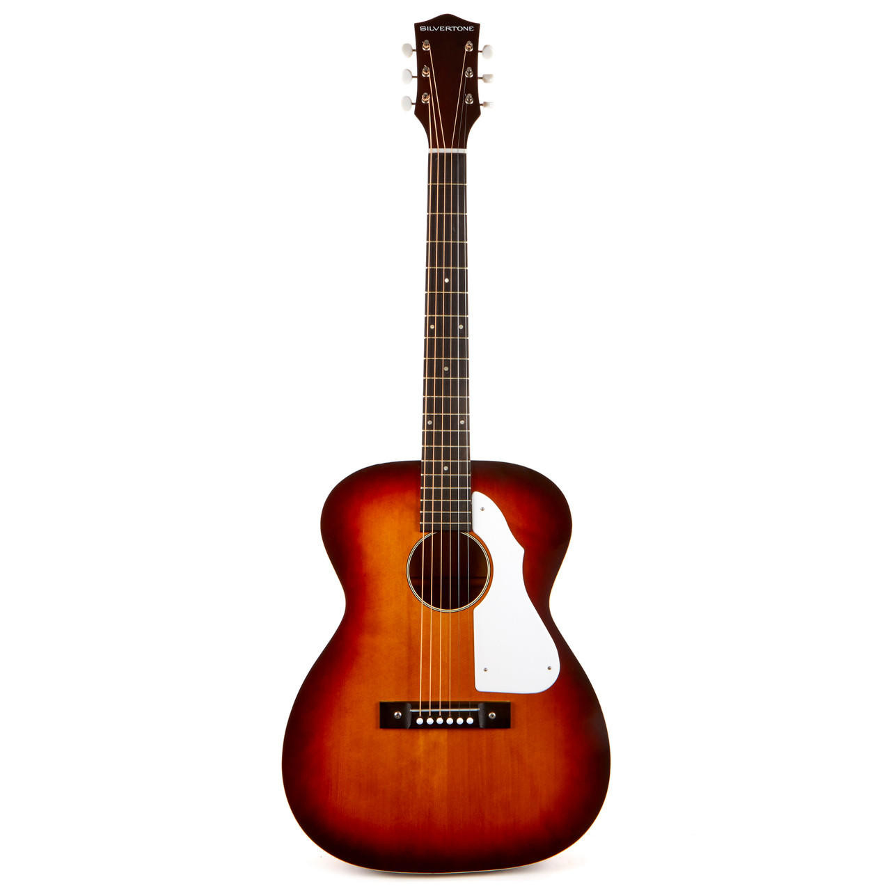 Vintage Silvertone Model 319-12149 Flat Top Acoustic Sunburst 1969 