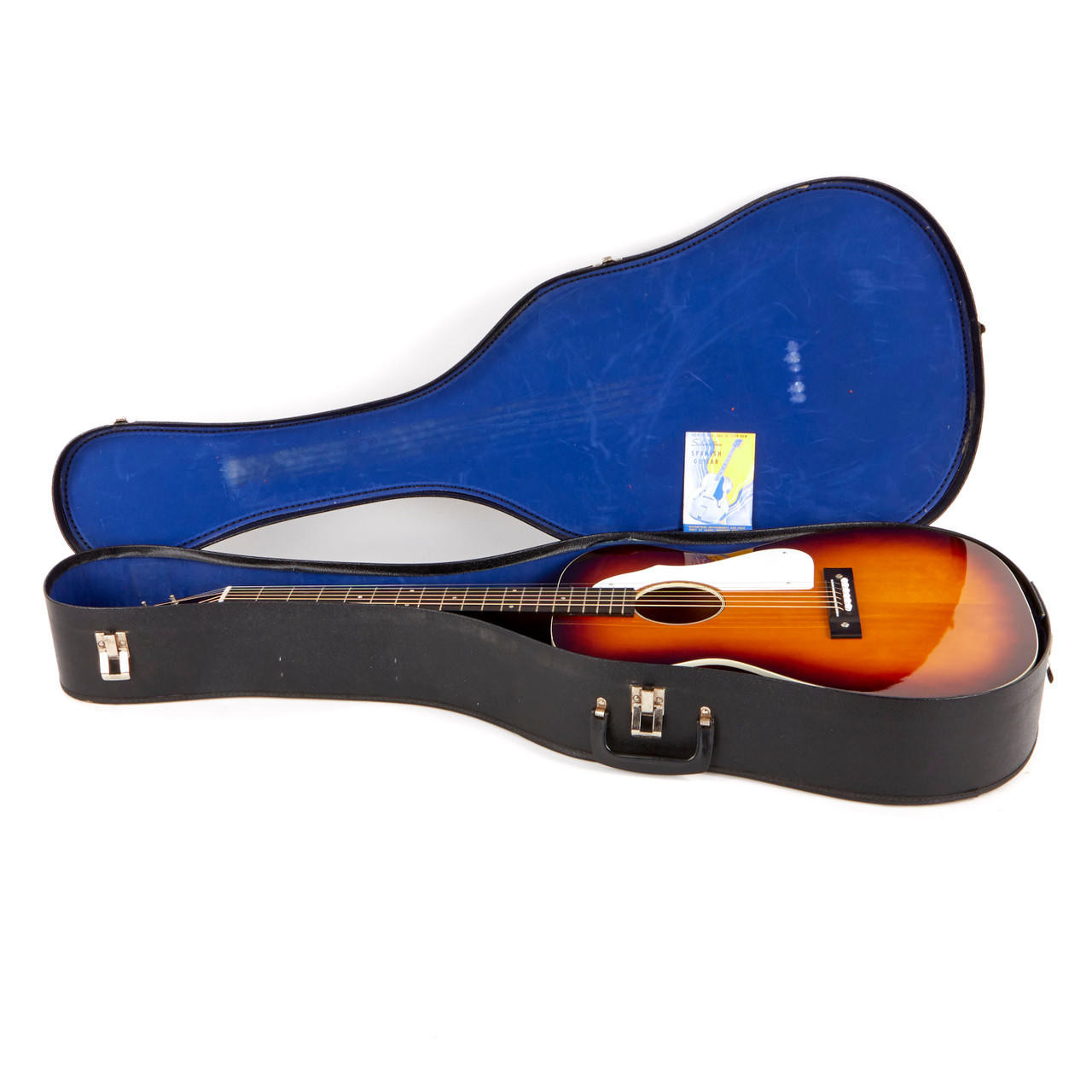 Vintage Silvertone Model 319-12149 Flat Top Acoustic Sunburst 1969 