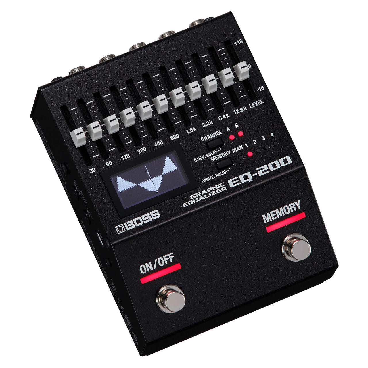 Boss EQ-200 10-Band Graphic Equalizer Pedal | Cream City Music