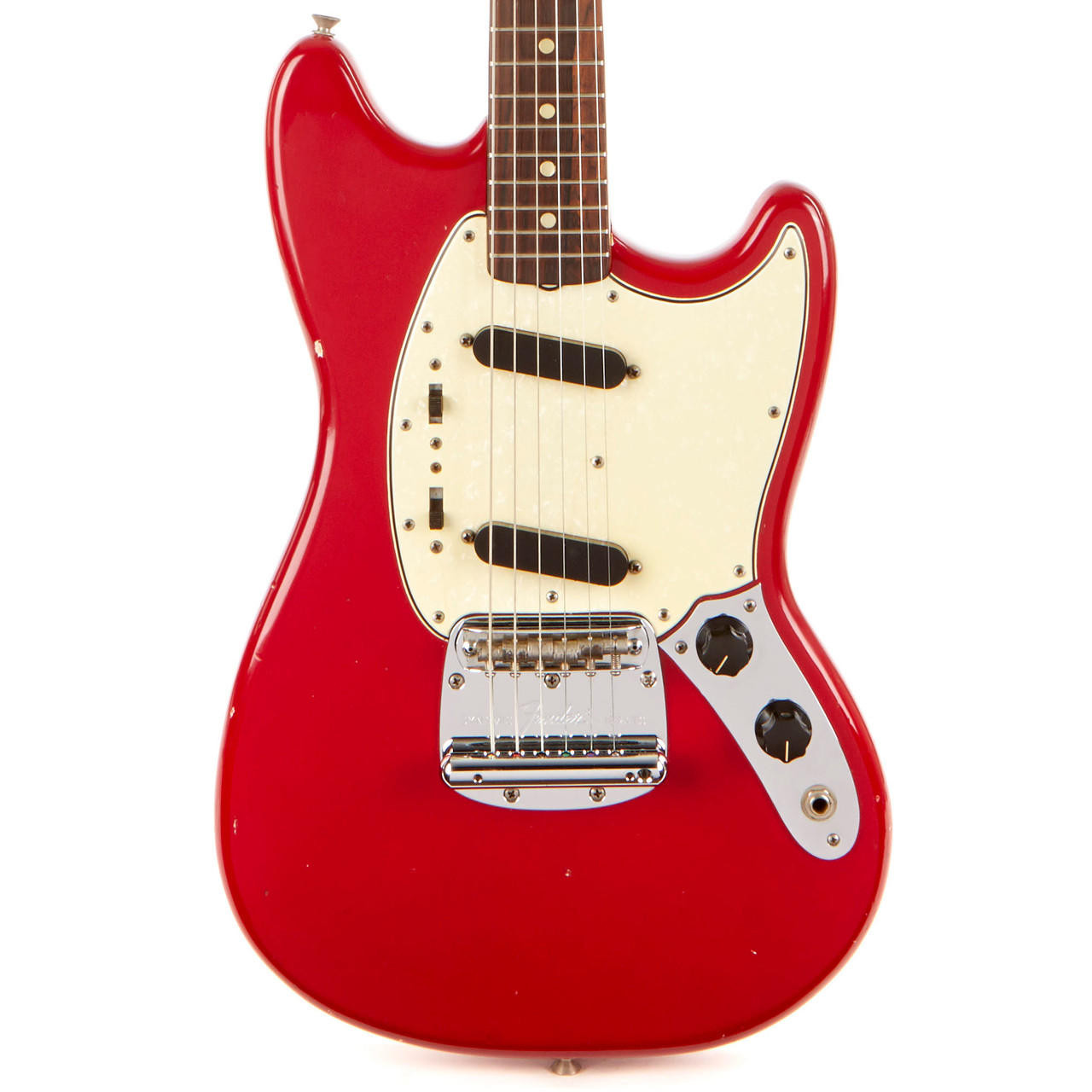 Fender Mustang エレキギター レッド Vintage Fender Mustang Red - 1965 | Cream City Music