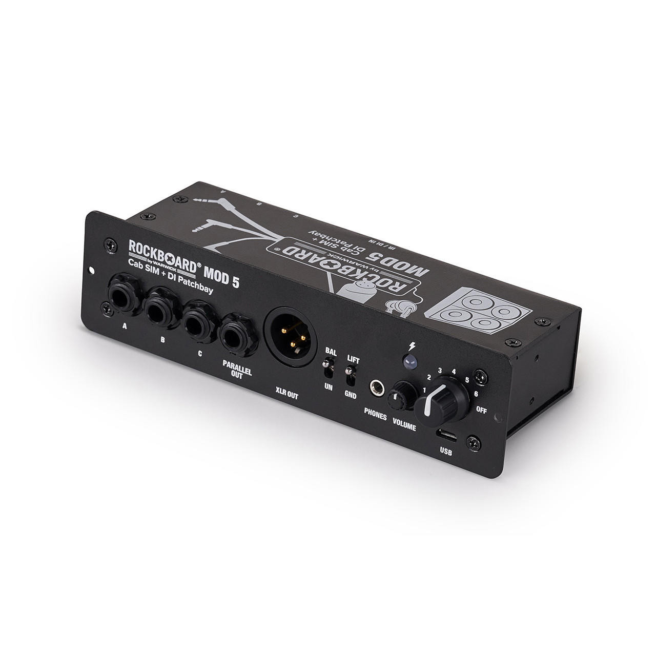 RockBoard MOD 5 - Cab SIM & DI Patchbay | Cream City Music