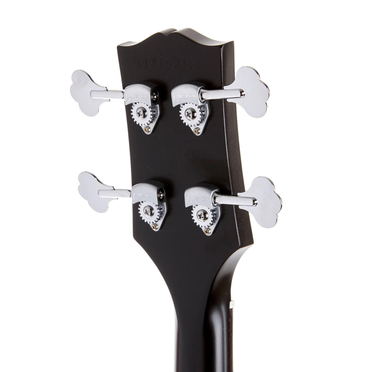 Used Gibson Les Paul Junior Tribute DC Bass - Worn Ebony | Cream
