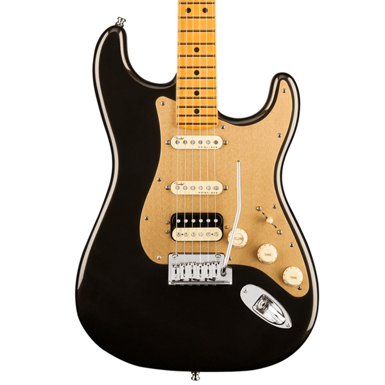 Fender American Ultra Stratocaster HSS Maple - Texas Tea | Cream