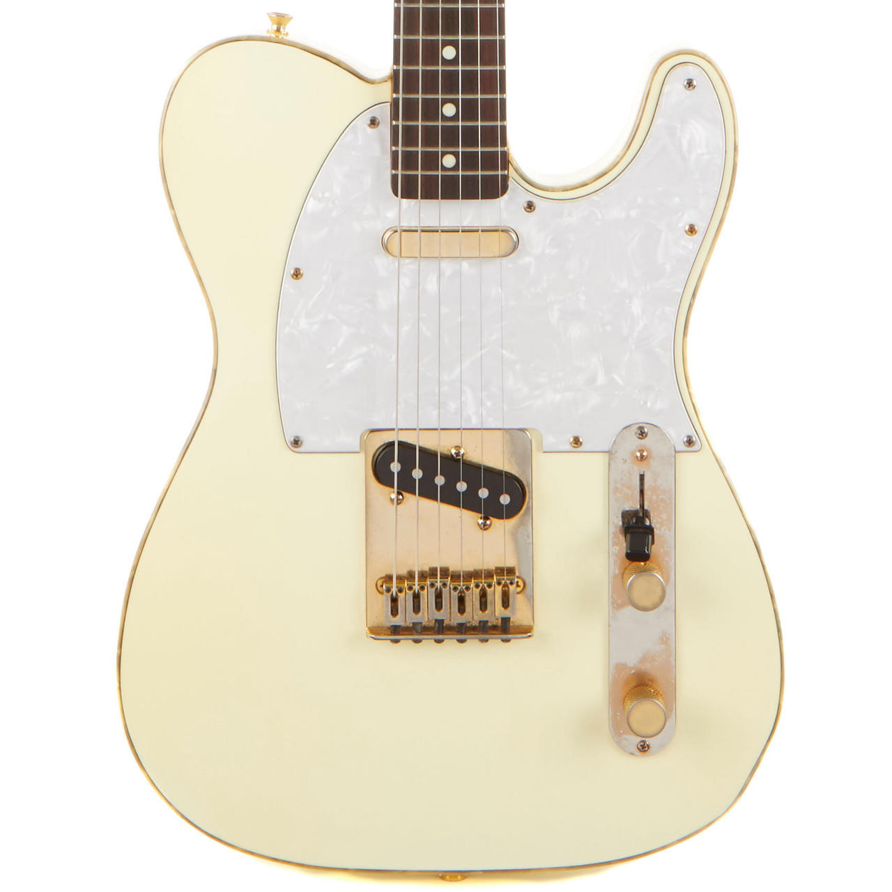 Used Fender Telecaster Custom MIJ Olympic White - 1996 | Cream