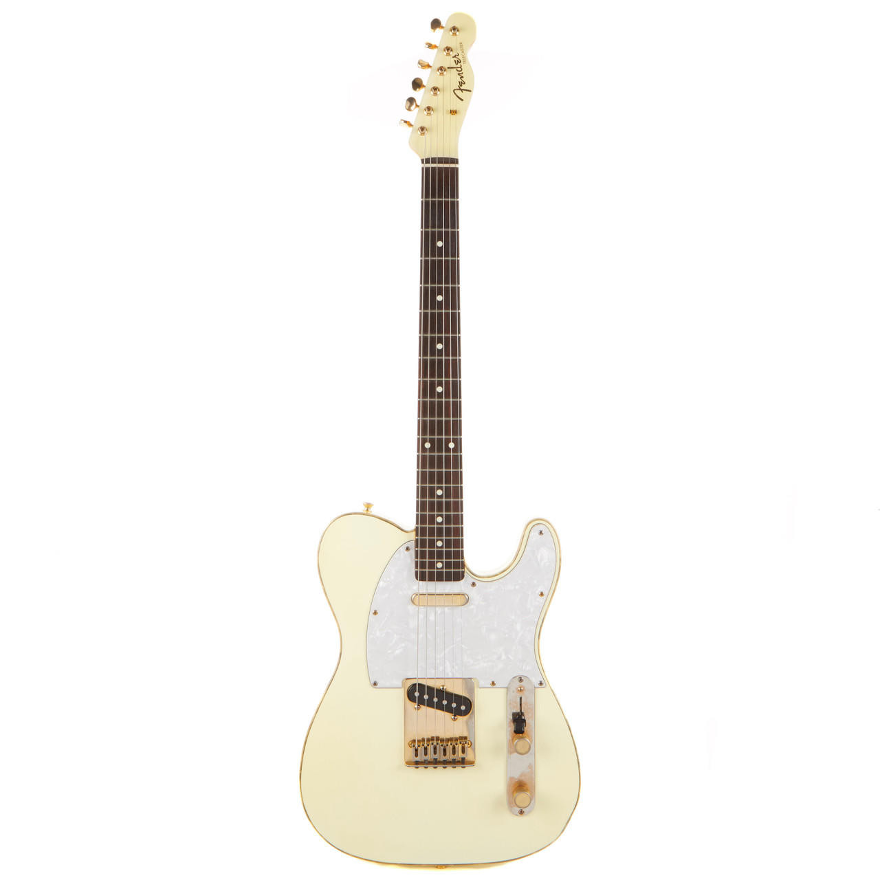 Used Fender Telecaster Custom MIJ Olympic White - 1996 | Cream