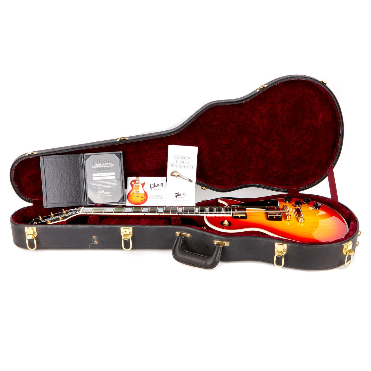 Gibson Custom Shop Les Paul Custom Cherry Sunburst 2008 | Cream