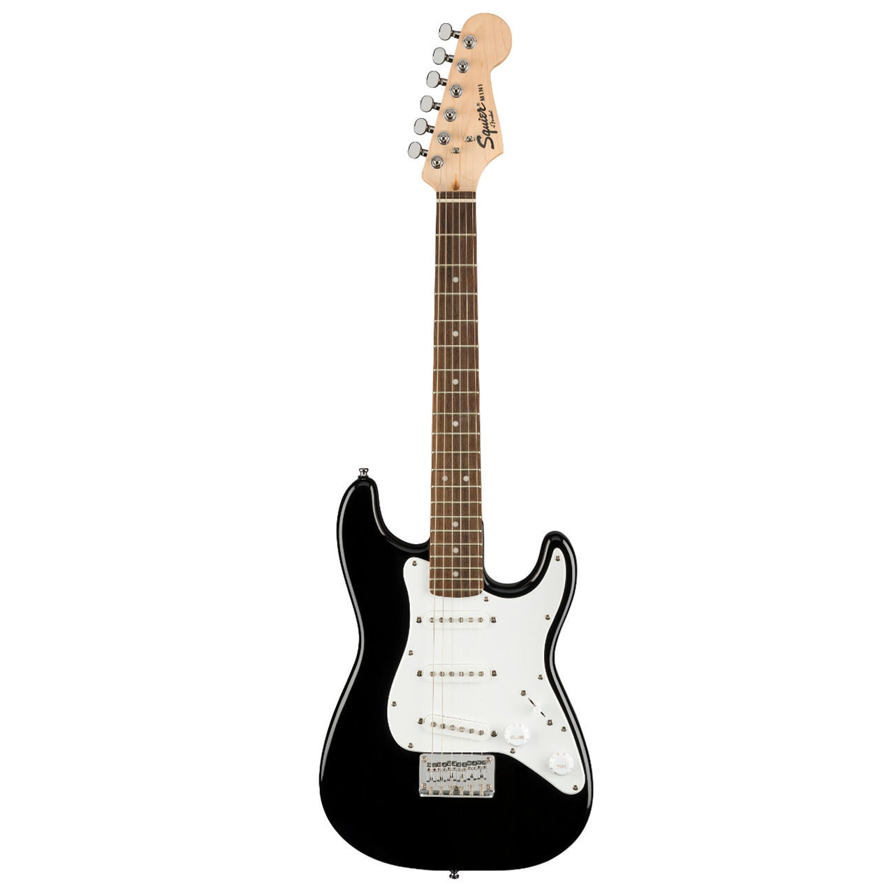 Squier Mini Strat V2 Laurel - Black | Cream City Music