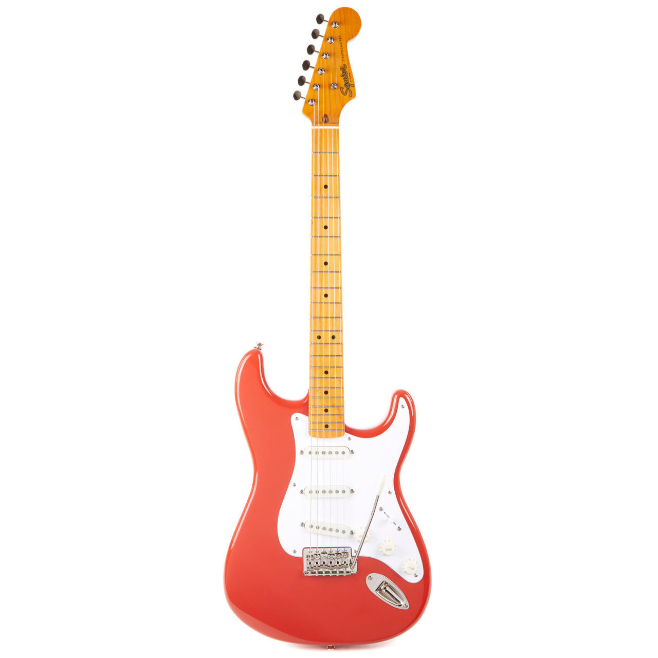 Squier Classic Vibe '50s Stratocaster Maple - Fiesta Red | Cream