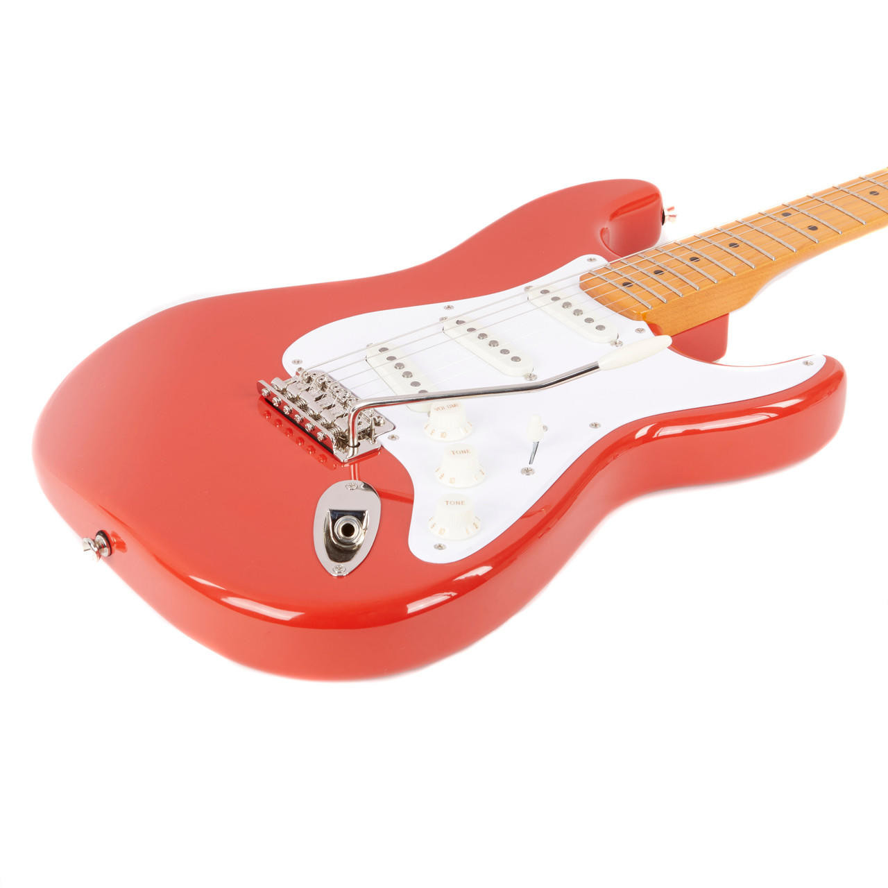 Squier Classic Vibe '50s Stratocaster Maple - Fiesta Red | Cream