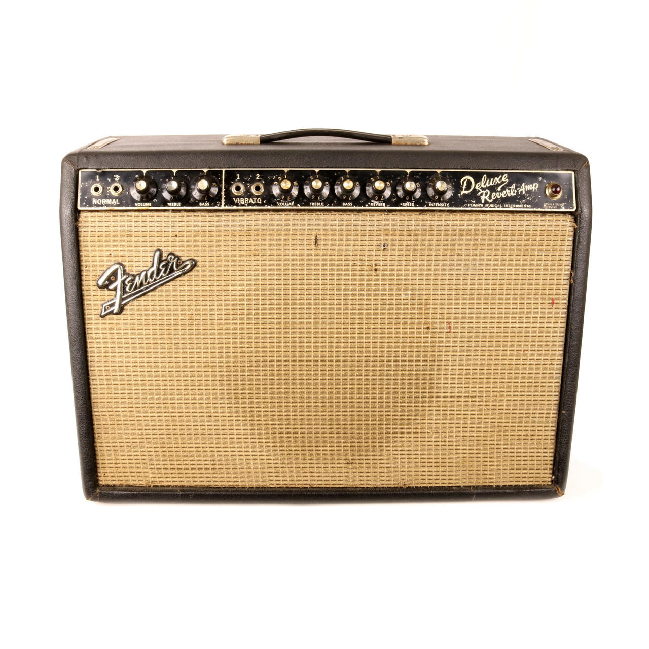 Vintage Fender Deluxe Reverb 20W 1x12 Tube Combo Amp - 1966 