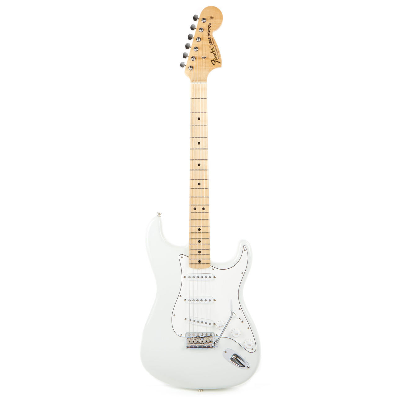 Fender Strato 1968年 元はオリンピックホワイト リフィニッシュ Fender Custom Shop 1968 Stratocaster NOS Maple - Olympic White