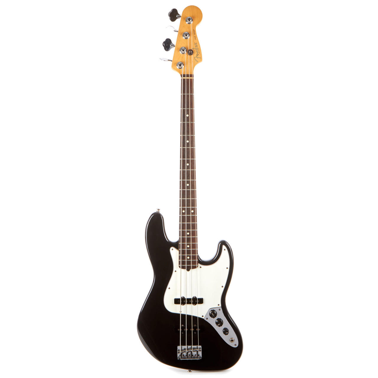 Used Fender American Standard Jazz Bass Black 1997 | Cream City Music