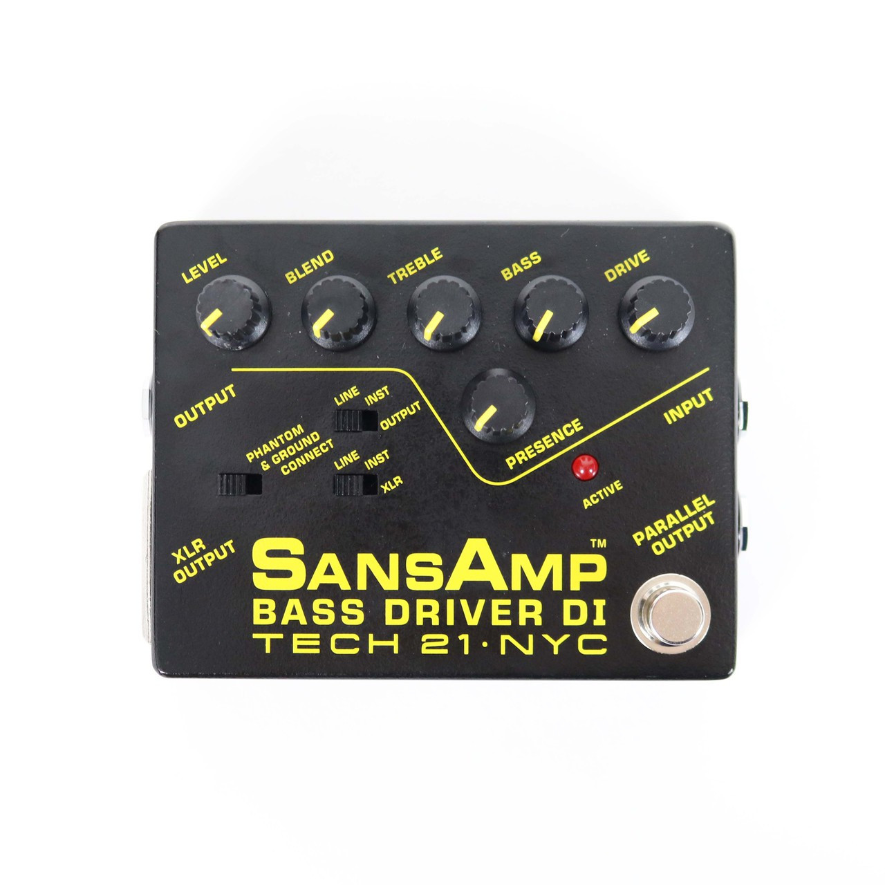 ベース TECH 21 NYC BASS D DI SANSAMP Tech 21 NYC Sansamp Programmable Bass Driver DI Pedal