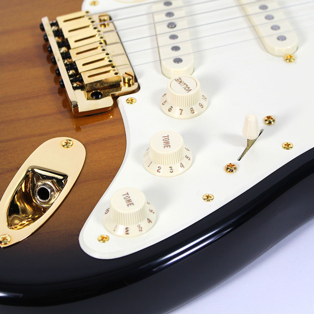2004 Fender 50th Anniversary American Deluxe Stratocaster Two Tone