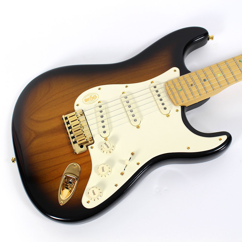 2004 Fender 50th Anniversary American Deluxe Stratocaster Two Tone