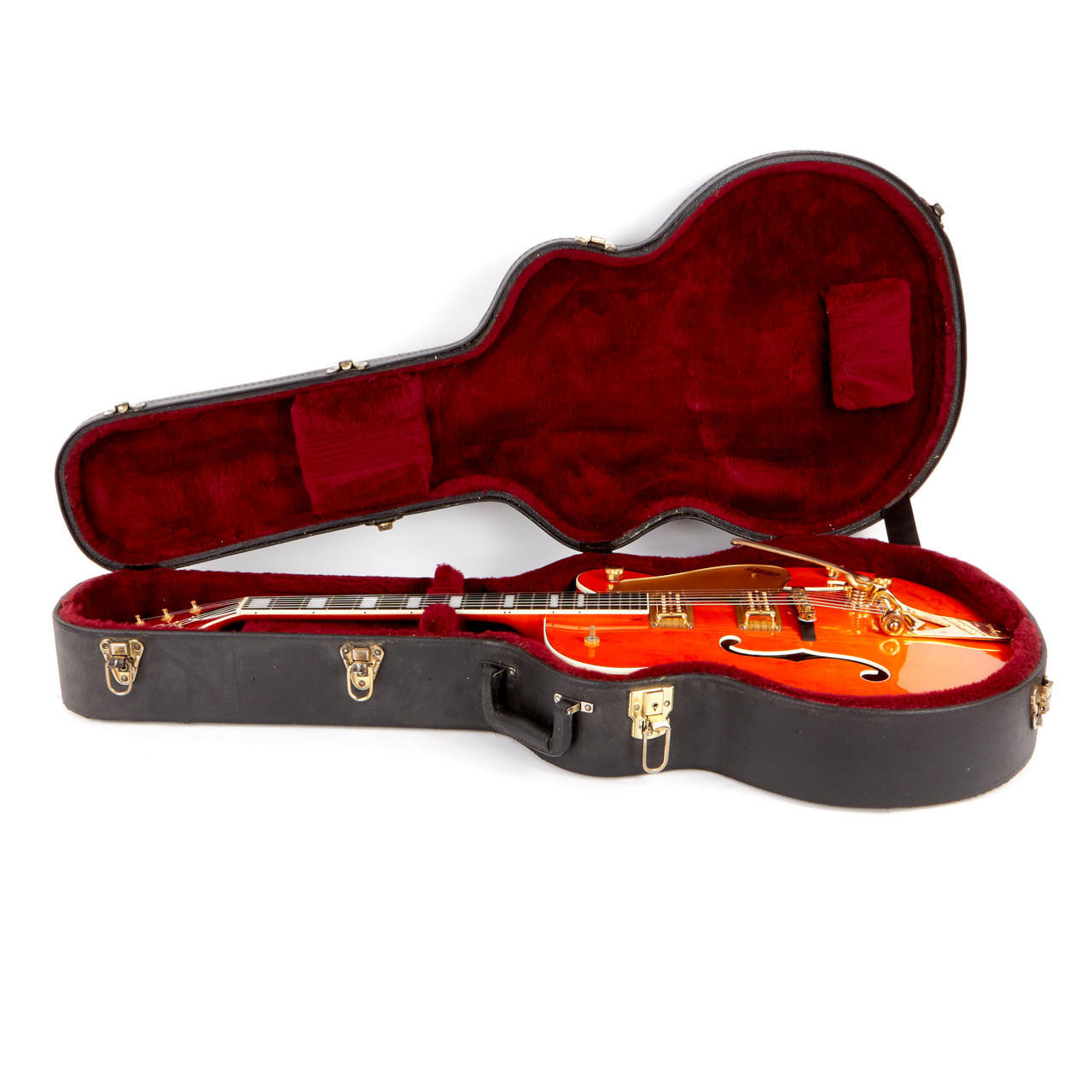 Gretsch 6120 W 1994年 日本製 フルアコ　ギター　ロカビリー　ビンテージ Used Gretsch 6120 Orange 1994 | Cream City Music