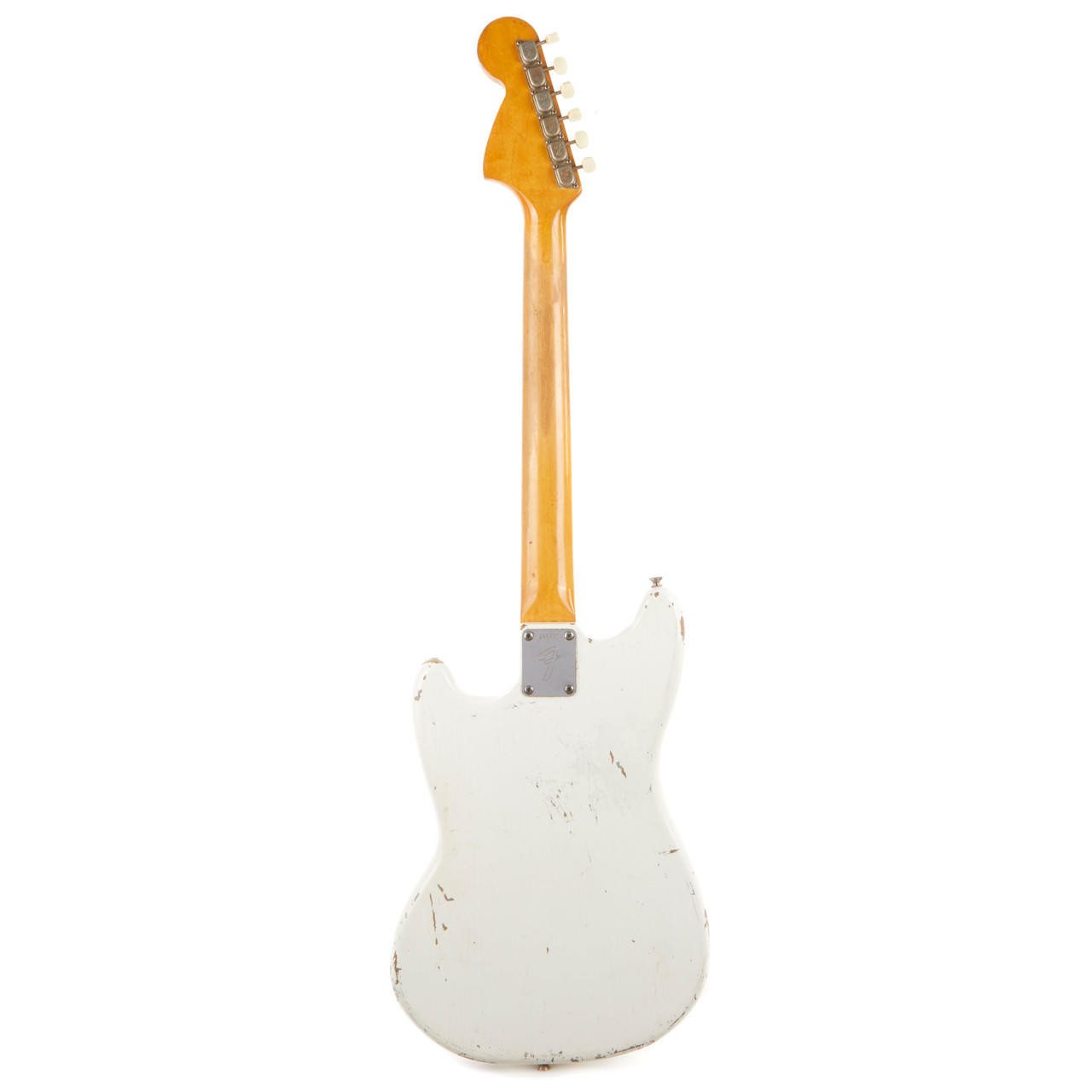 Vintage Fender Mustang White 1965 | Cream City Music