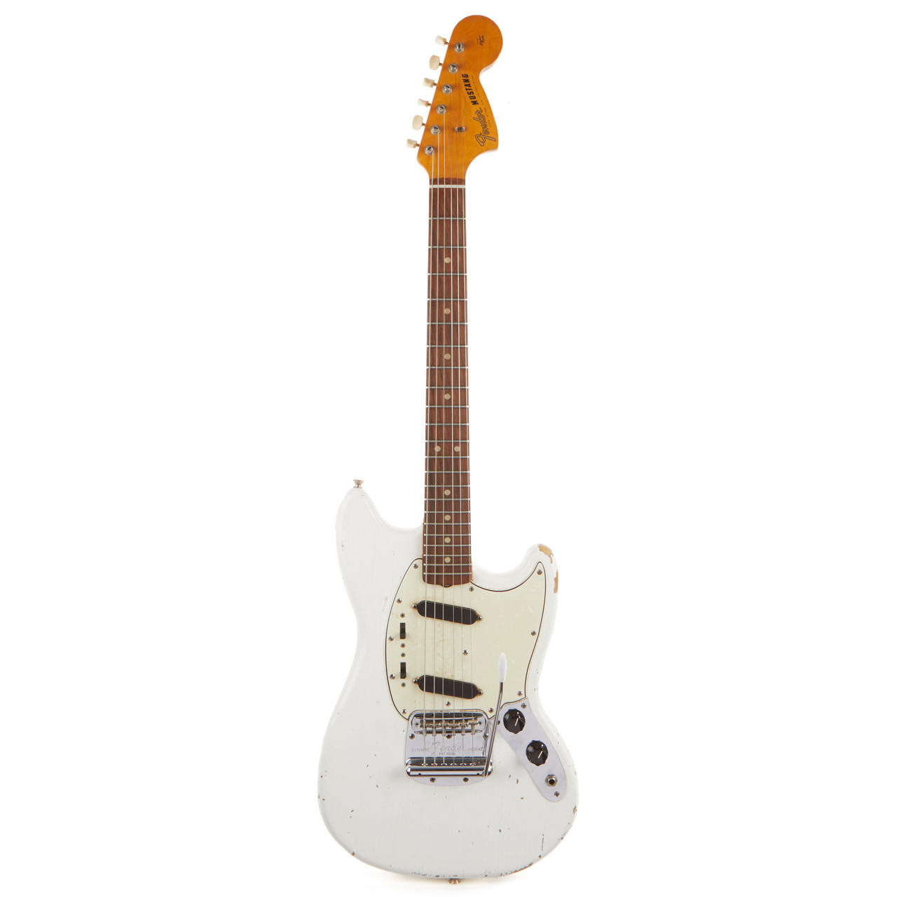 Vintage Fender Mustang White 1965 | Cream City Music
