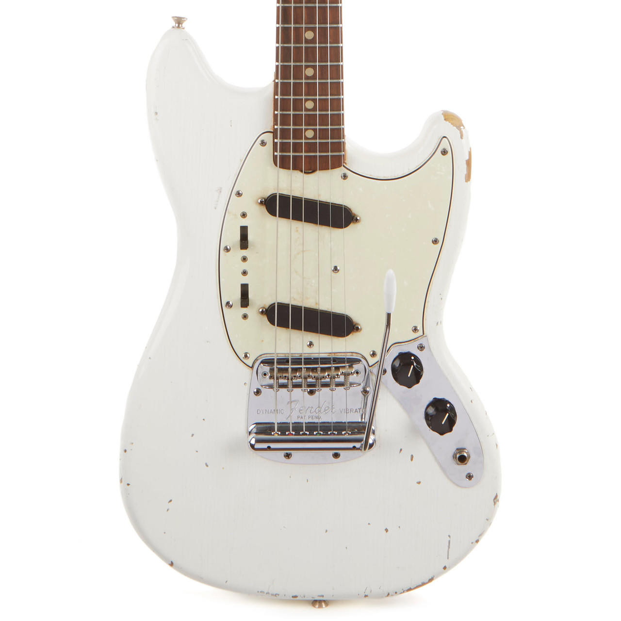 Vintage Fender Mustang White 1965 | Cream City Music