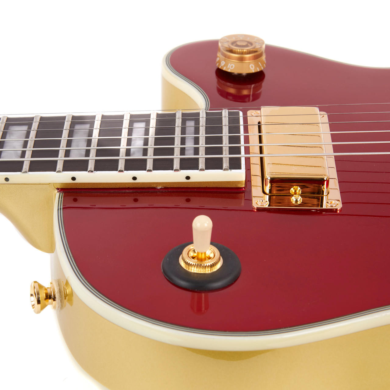 Epiphone Uptown Kat ES Semi-Hollow - Ruby Red Metallic | Cream