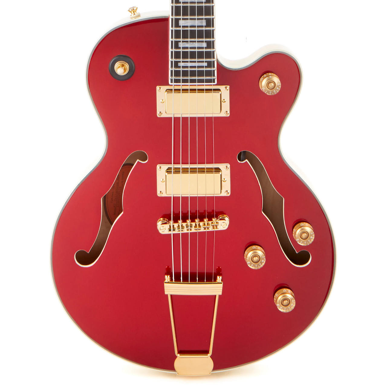Epiphone Uptown Kat ES Semi-Hollow - Ruby Red Metallic | Cream