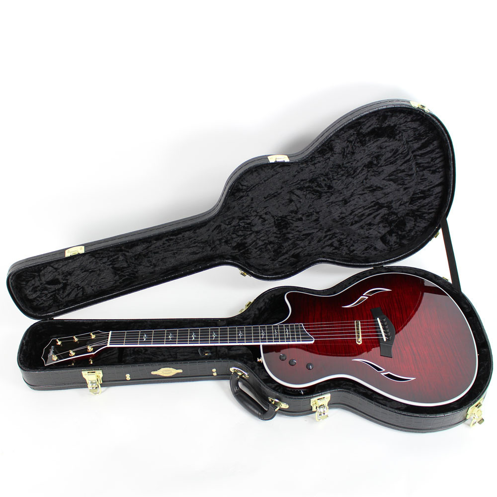 Taylor T5C1 Flame Maple Red Edgeburst Acoustic Electric Guitar